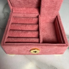 N2406-030 ジュエリーBOX ピンク 中古の画像
