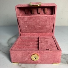 N2406-030 ジュエリーBOX ピンク 中古の画像