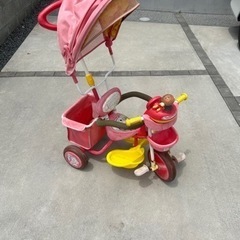 近日処分‼️アンパンマン　三輪車