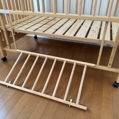 ミキハウス】ベビーベッド+マット+布団