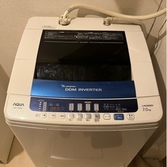 洗濯機　AQUA