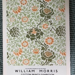 ウィリアムモリス　布素材の絵