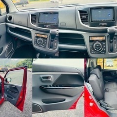 スズキ SUZUKI. ワゴンRスティングレーSTINGRAY Xグレード.DBA-MH34S.平成25年. 660CC. ABS,PS ナビ. TV. BLUETOOTH. 軽自動車. LEDヘッドライトの画像