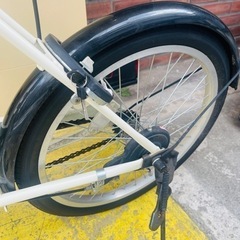 《売約済》【池上店】サイクルスポット　自転車　ミニベロ　白　ホワイト　20インチ　チャリ　街乗り　町乗り　ちょい乗り　ちょいノリ　の画像