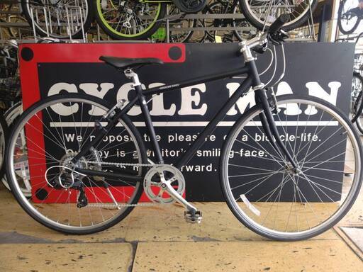 中古　クロスバイク　黒