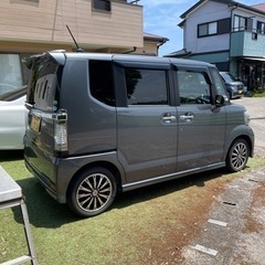 ◾️(購入予定者決定済み)諸費用無し！HONDA N-BOXカスタムターボ　ガンメタリック！の画像