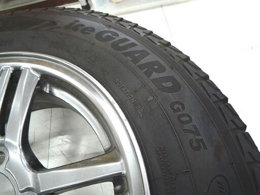 タイヤ付きホイール 1本 スズキ ジムニー 純正 センターキャップ無し ランドベンチャー 中古 16インチ 139.7 5.5J 5穴 +22 苫小牧西店