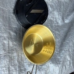【中古】キャンプ　シェラカップ調理具　コーヒーミルセットの画像