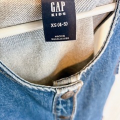 Gap kids ギャップ　デニム　ジャンバースカート　ワンピース　スカートの画像