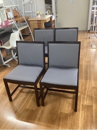 椅子（4脚セット）【町田市再生家具】240596