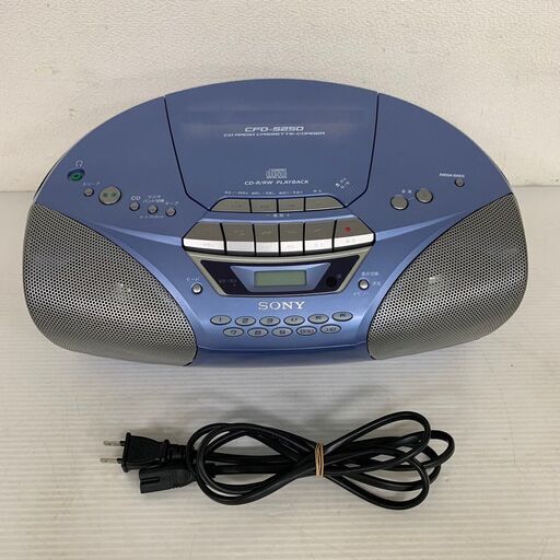 【SONY】 ソニー ラジカセ CD ラジオカセットコーダー CFD-S250 N0114J
