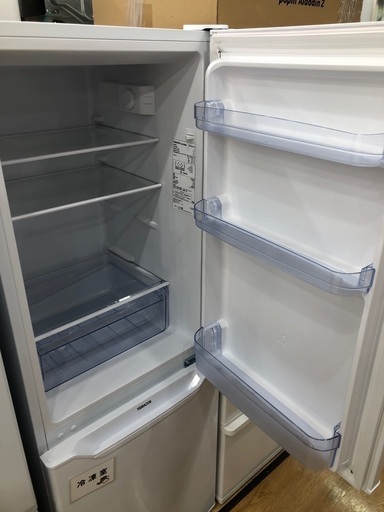 【1年間動作保証付き】YAMAZEN 2ドア冷蔵庫　173L 2022年製