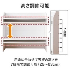 高さ調整可能デスクの画像