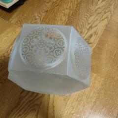 電球傘　当時物　ガラスの画像