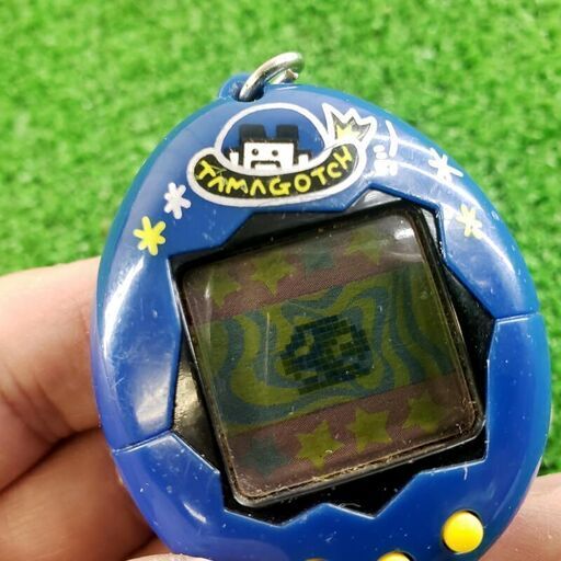 【コレ見て！ おもちゃ】 初代たまごっち 1996年 発売 ブルー 電池交換済み 動作OK!