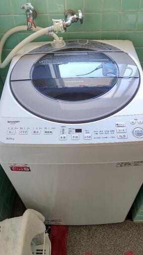 22年製　シャープ　es gv8f 家電 生活家電 洗濯機