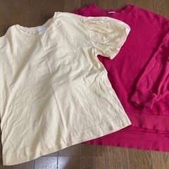 子供服　キッズ　女の子　140/150 小学生　高学年　ZARA H&M ユニクロ  GU など他　6枚セット　まとめての画像