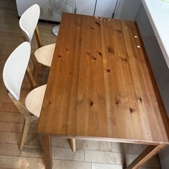 IKEA ダイニングセット　120cmx70cm