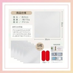 割れない鏡　　受付終了の画像