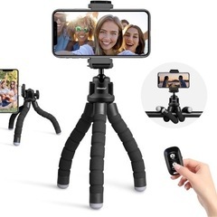 新品未使用 スマホ三脚 ミニ三脚 リモコン付き 自撮棒 デジカメ...