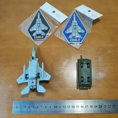値下げしました!　新品未使用　航空機F15EAGLEのワッペン２枚とオマケの画像
