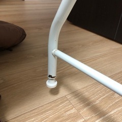 【お譲り】洗濯機ラック スチールラック ホワイトの画像