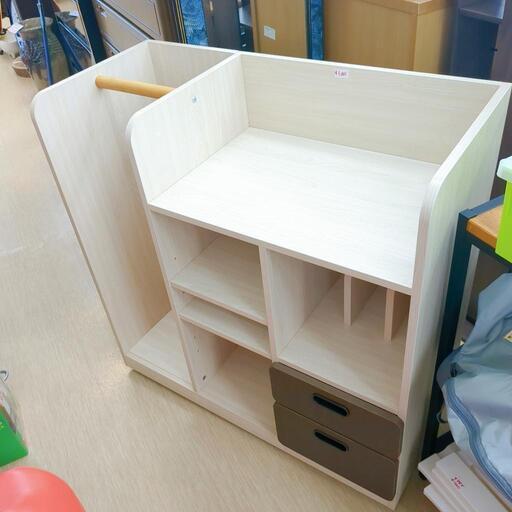ランドセルラック☆キッズ・ハンガー付き、引き出し付き、家具 収納家具【浜村鹿野温泉ICから3分 買取本舗 宮本リサイクル 営業時間9～19時 定休日水曜のみ←連絡できませんm(_ _)m】