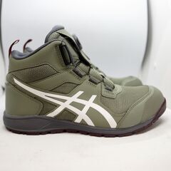 未使用】asics アシックス 安全靴 【25.5cm】CP214 TS BOA WINJOB ウィンジョブ 1271A056 カーキ☆質屋・リサイクルマート宇部店☆の画像