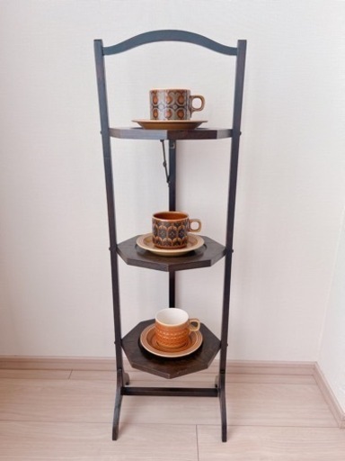 アンティーク　折りたたみケーキスタンド