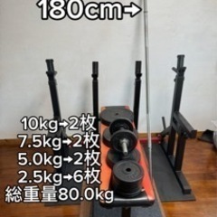 ベンチプレスセットの画像