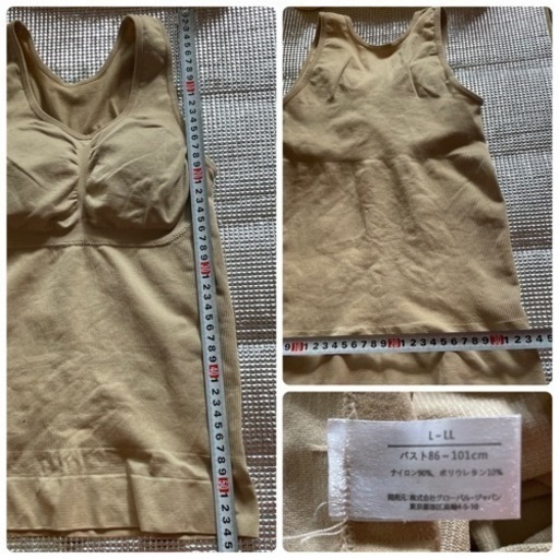 取引中　補正下着❶ 1部丈ガードル ❷ スパッツ❸ボディスーツ❹着圧タンクトップ 2種　他