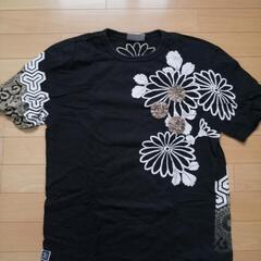 和柄刺繍シャツ③