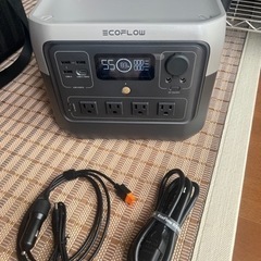 エコフローポータブル電源とソーラーパネルセット‼️