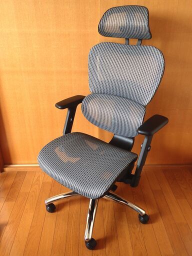 パソコン用の椅子【オフィスチェア ゲーミングチェア、特徴：メッシュ生地 高さ調整機能 ロッキング機能 色：グレー LOWYA（ロウヤ）】