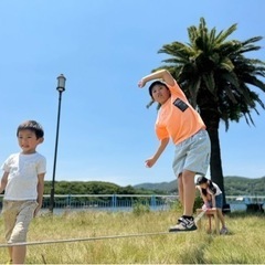 スラックラインで体幹を鍛えよう！の画像