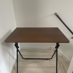 ニトリ 折りたたみテーブル(7070 ミドルブラウン FT2) 価格交渉可 (Ay