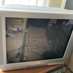 シャープ　ブラウン管テレビ