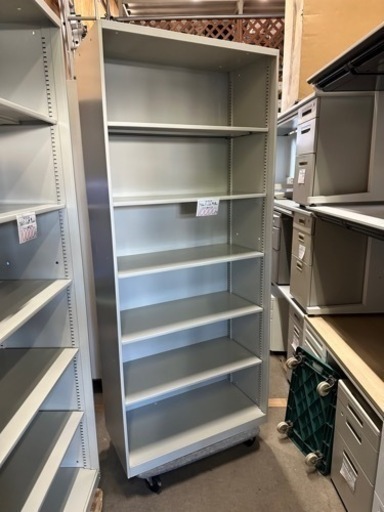 オープン書庫　保管庫　スチール棚　幅90 奥45 高さ210cm