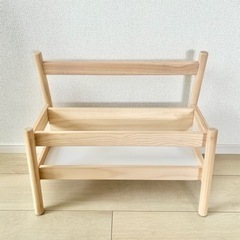 【美品】 IKEA イケア ブックディスプレイ 絵本 本棚 おも...