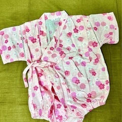 甚平 ピンク 桜