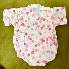 甚平 ピンク 桜の画像