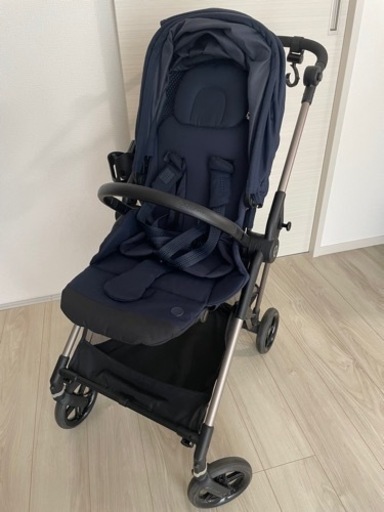 ベビーカー　サイベックス　メリオ　アルミ　ネイビーブルー