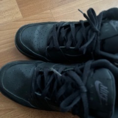 ☂️防水【NIKE27.0】黒スニーカーの画像