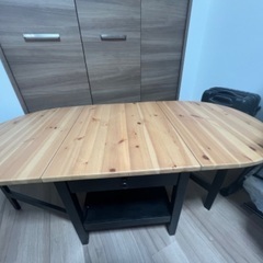 IKEA ARKELSTORP 木製 折りたたみ コーヒーテーブ...