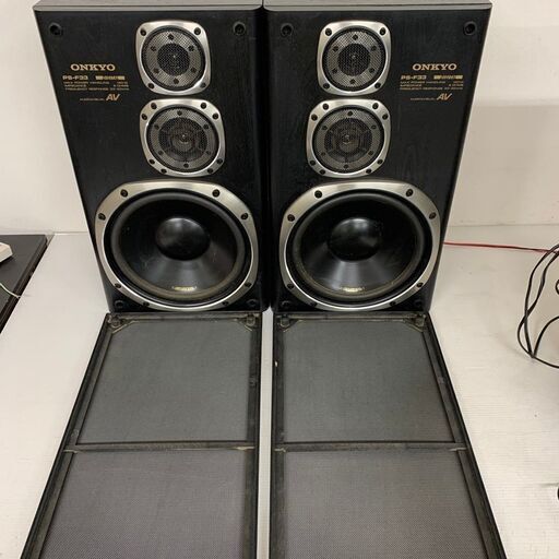 ONKYO PS-F33 スピーカー ウーファー搭載の 大型3ウェイスピーカー PCスピーカー（追記あり）｜桃香。のブログ｜No surface Moon