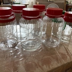 梅酒、果実酒用硝子容器