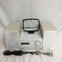 【北見市発】パイオニア Pioneer CDミニコンポネントシステム X-CM35-W 2015年製 家電 一人暮らし 音楽鑑賞 (E2804tnY)