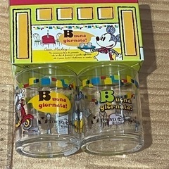 新品未使用 東京ディズニーシー ディズニー ペアグラス ガラス コップ カップ グラス 箱入りの画像