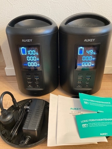 AUKEY ポータブル電源 モバイルバッテリー 大容量