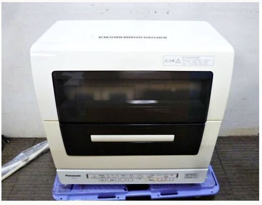 Panasonic　食器洗い乾燥機　NP-TY9-W　動作良好　ホワイト　卓上型　食器点数４５点　低騒音設計　エコナビ機能　パナソニック　食洗器